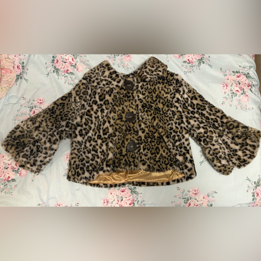 sans souci faux fur cheetah shawl